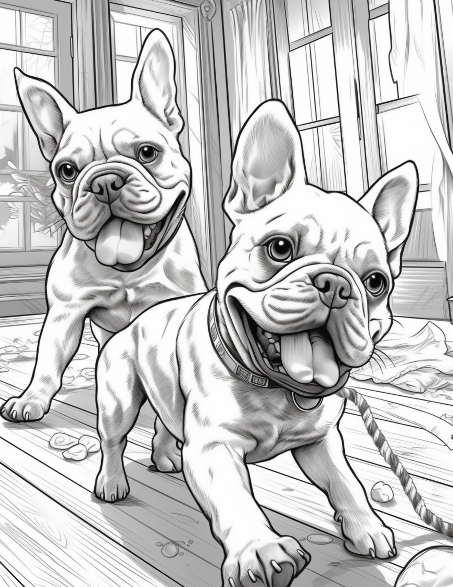 Frenchie Life: A Coloring Book