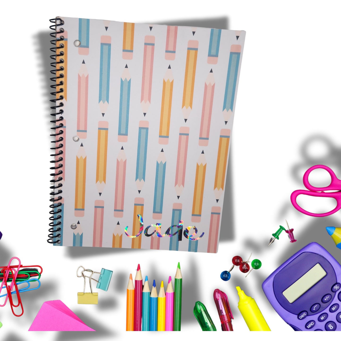 Pencil Perfect Notebook - 70 Sheets, 8 x 10.5 inches