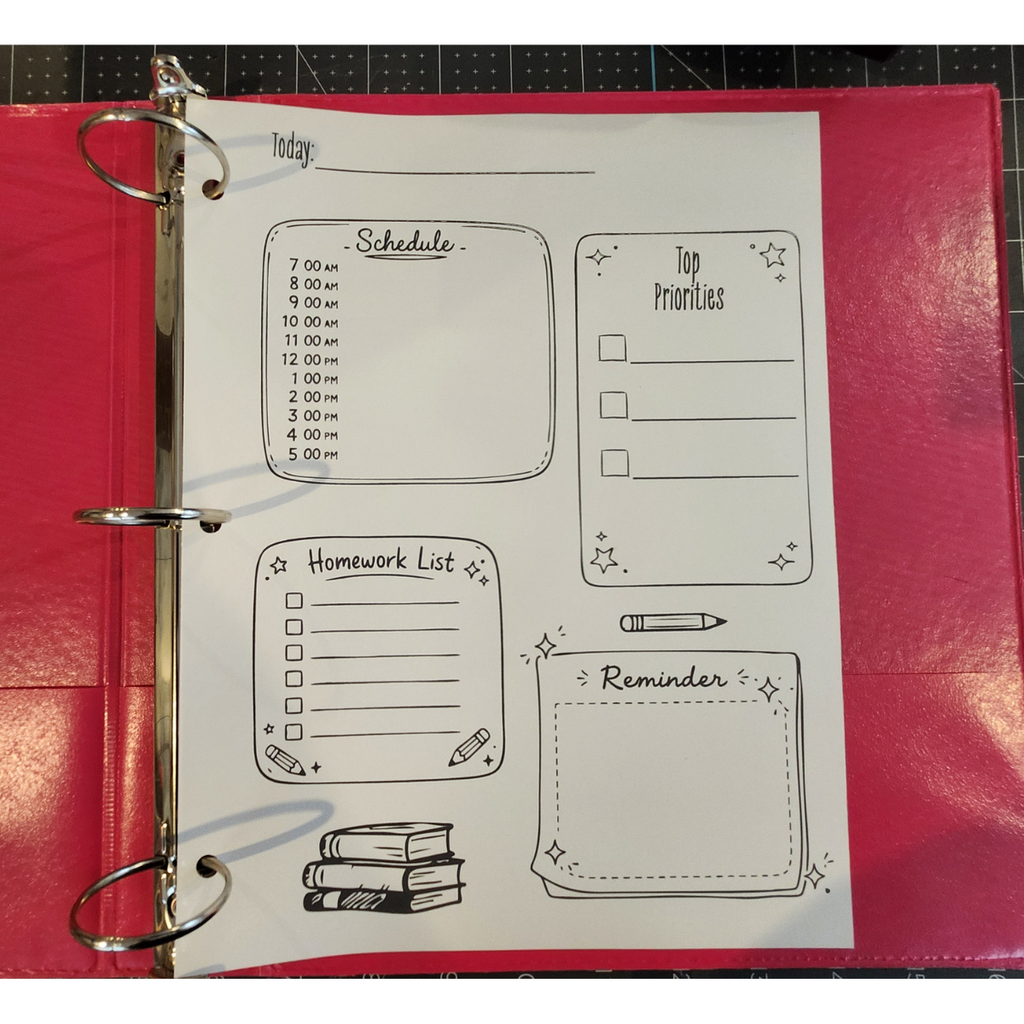Printable Daily Student Planner