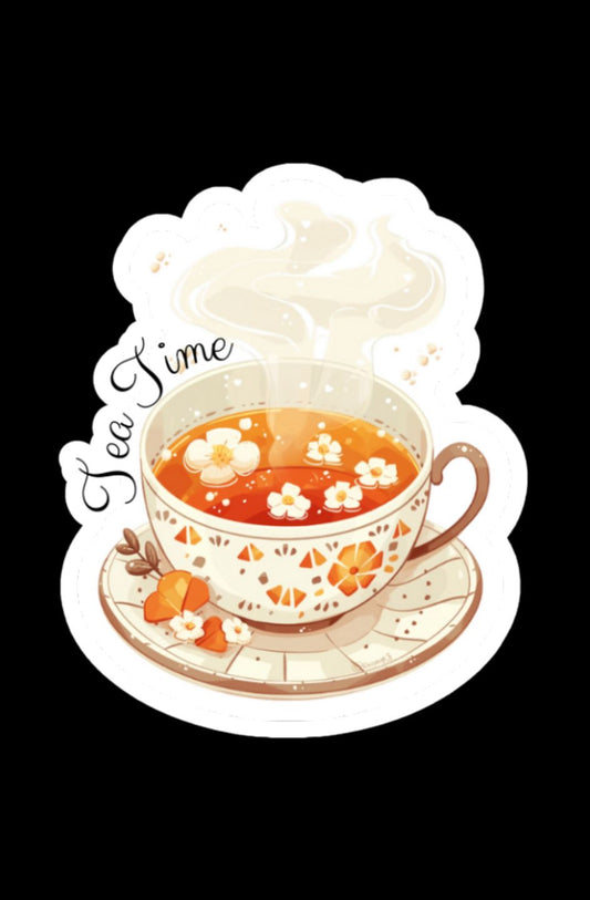 Tea Time Sticker