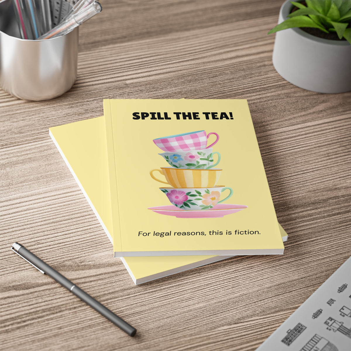 Spill the Tea! | Funny Lined Journal