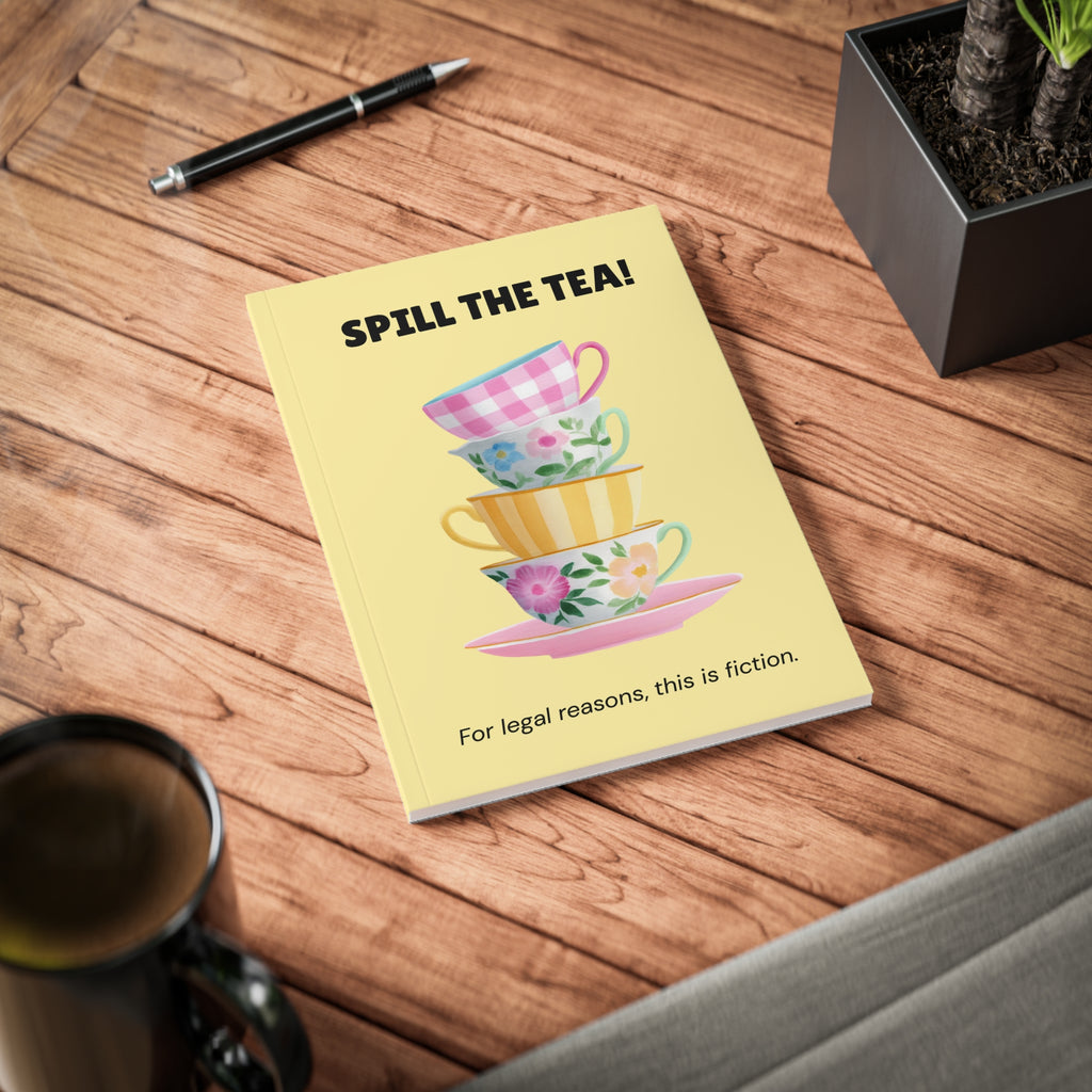 Spill the Tea! | Funny Lined Journal