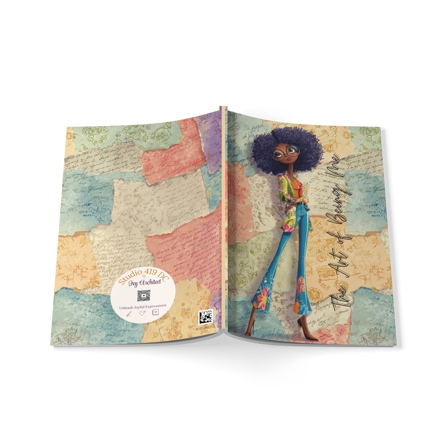 The Art of Being Me Journal | A5 Paperback Journal with 160 Lined Pages