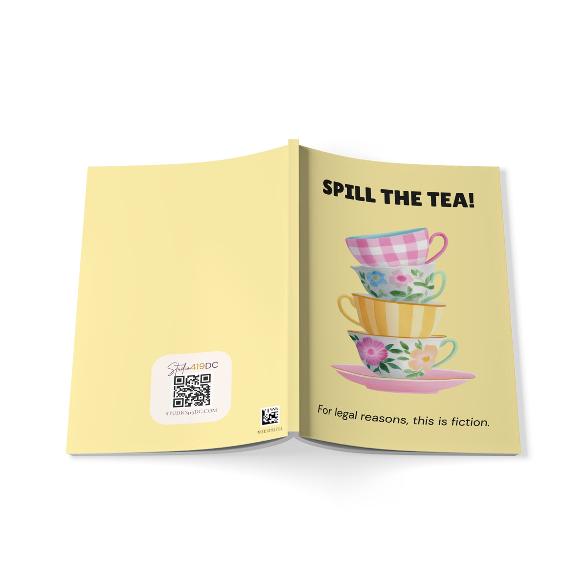 Spill the Tea! | Funny Lined Journal
