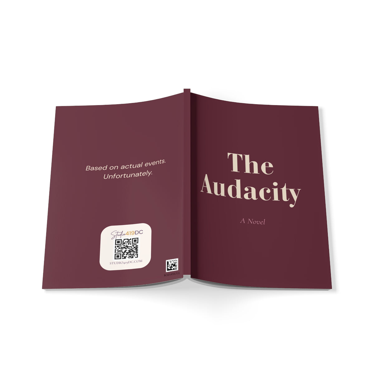 The Audacity: A Novel | Funny Lined Journal