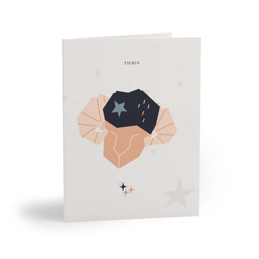 Taurus Zodiac Greeting Card (A2 Blank Card for Birthdays & Everyday Notes)