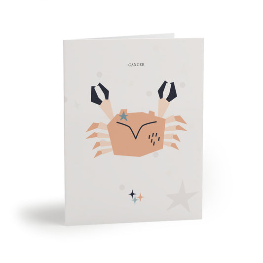 Cancer Zodiac Greeting Card (A2 Blank Card for Birthdays & Everyday Notes)