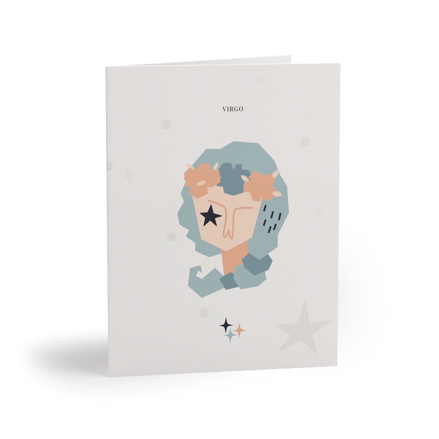 Virgo Zodiac Greeting Card (A2 Blank Card for Birthdays & Everyday Notes)