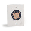 Leo Zodiac Greeting Card (A2 Blank Card for Birthdays & Everyday Notes)