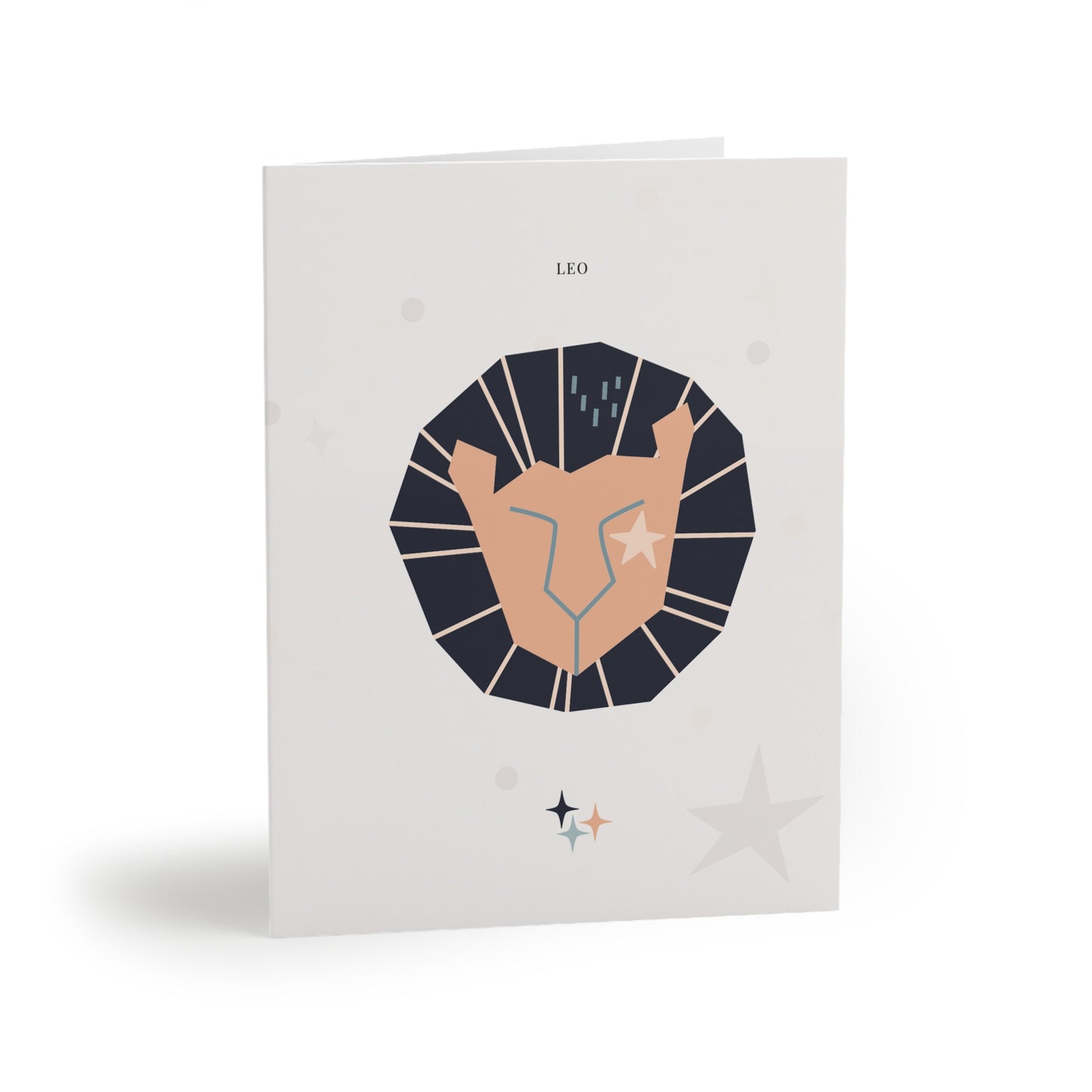 Leo Zodiac Greeting Card (A2 Blank Card for Birthdays & Everyday Notes)