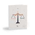 Libra Zodiac Greeting Card (A2 Blank Card for Birthdays & Everyday Notes)