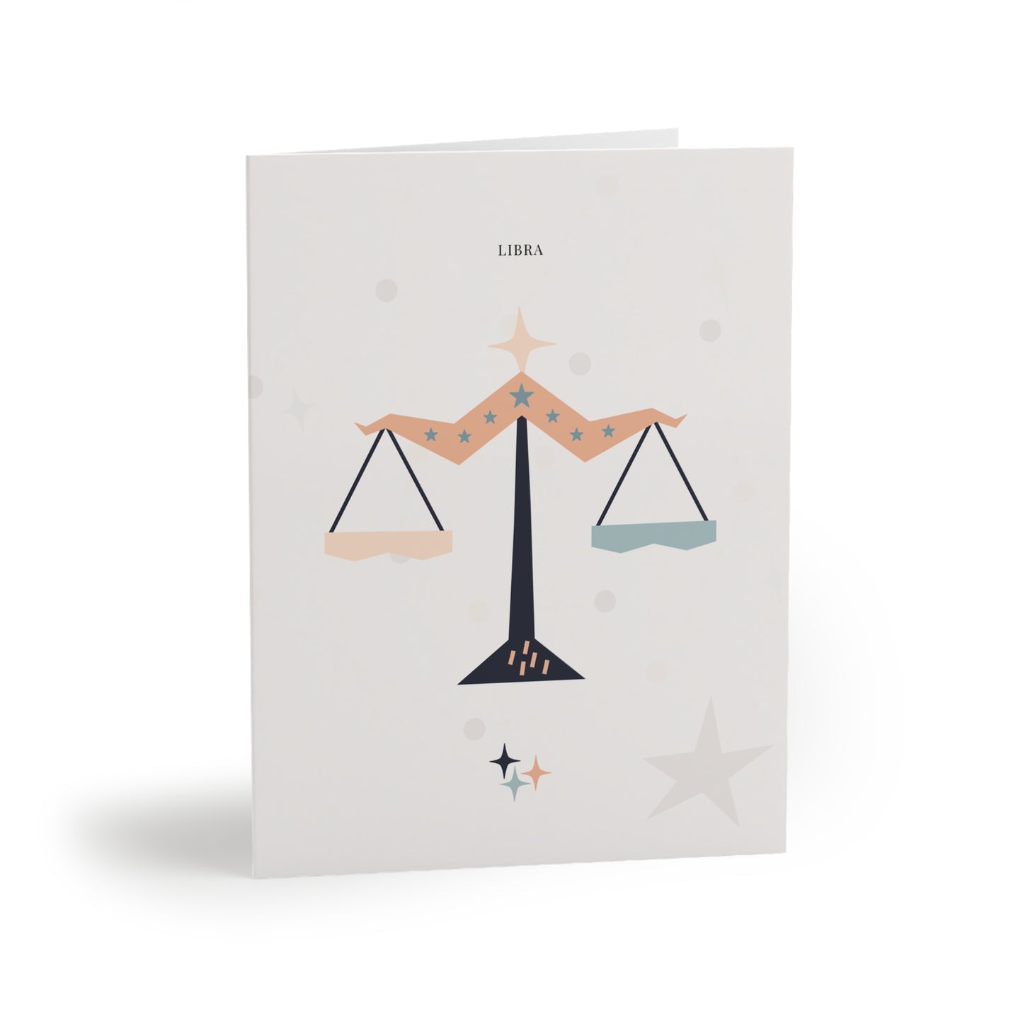 Libra Zodiac Greeting Card (A2 Blank Card for Birthdays & Everyday Notes)