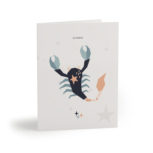Scorpio Zodiac Greeting Card (A2 Blank Card for Birthdays & Everyday Notes)