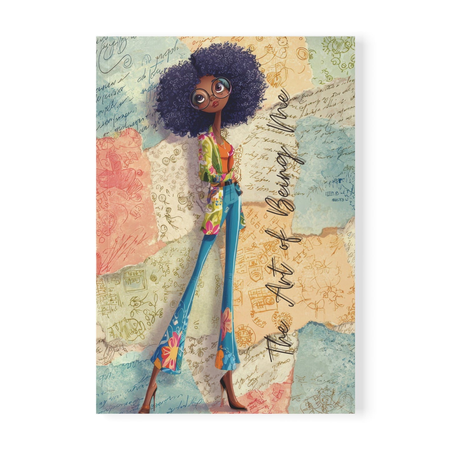 The Art of Being Me Journal | A5 Paperback Journal with 160 Lined Pages