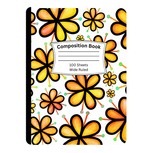 Joyful Blooms Composition Book
