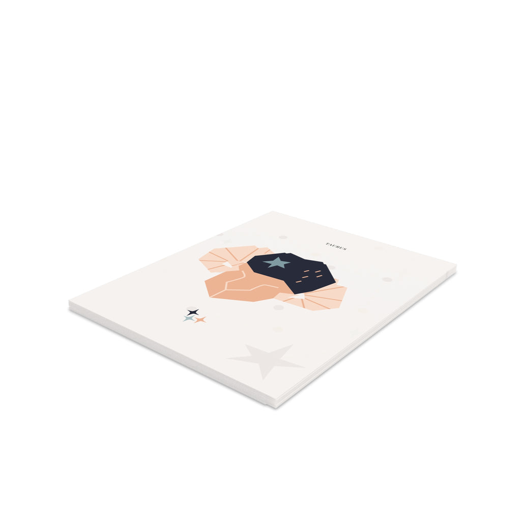 Taurus Zodiac Greeting Card (A2 Blank Card for Birthdays & Everyday Notes)