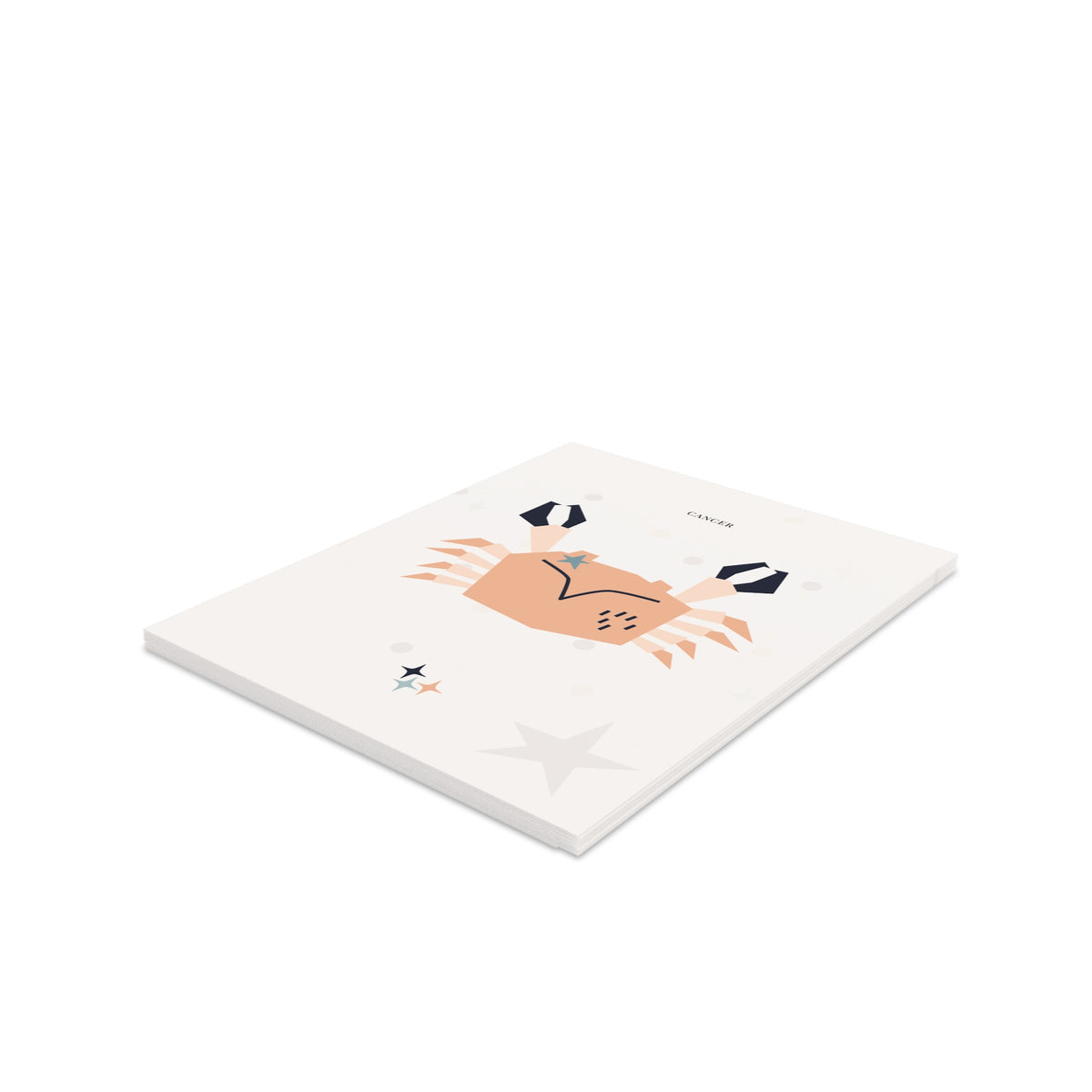 Cancer Zodiac Greeting Card (A2 Blank Card for Birthdays & Everyday Notes)