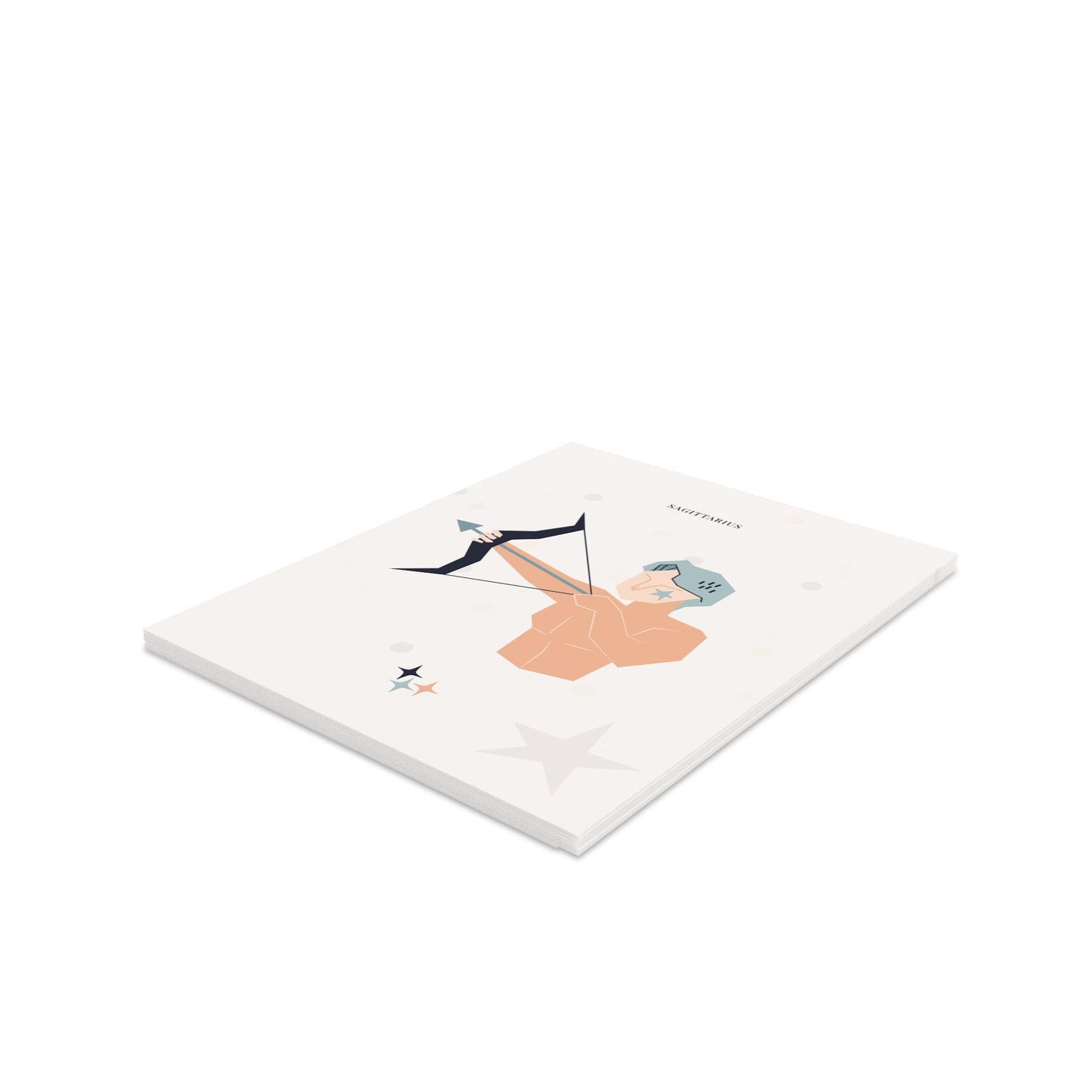 Sagittarius Zodiac Greeting Card (A2 Blank Card for Birthdays & Everyday Notes)