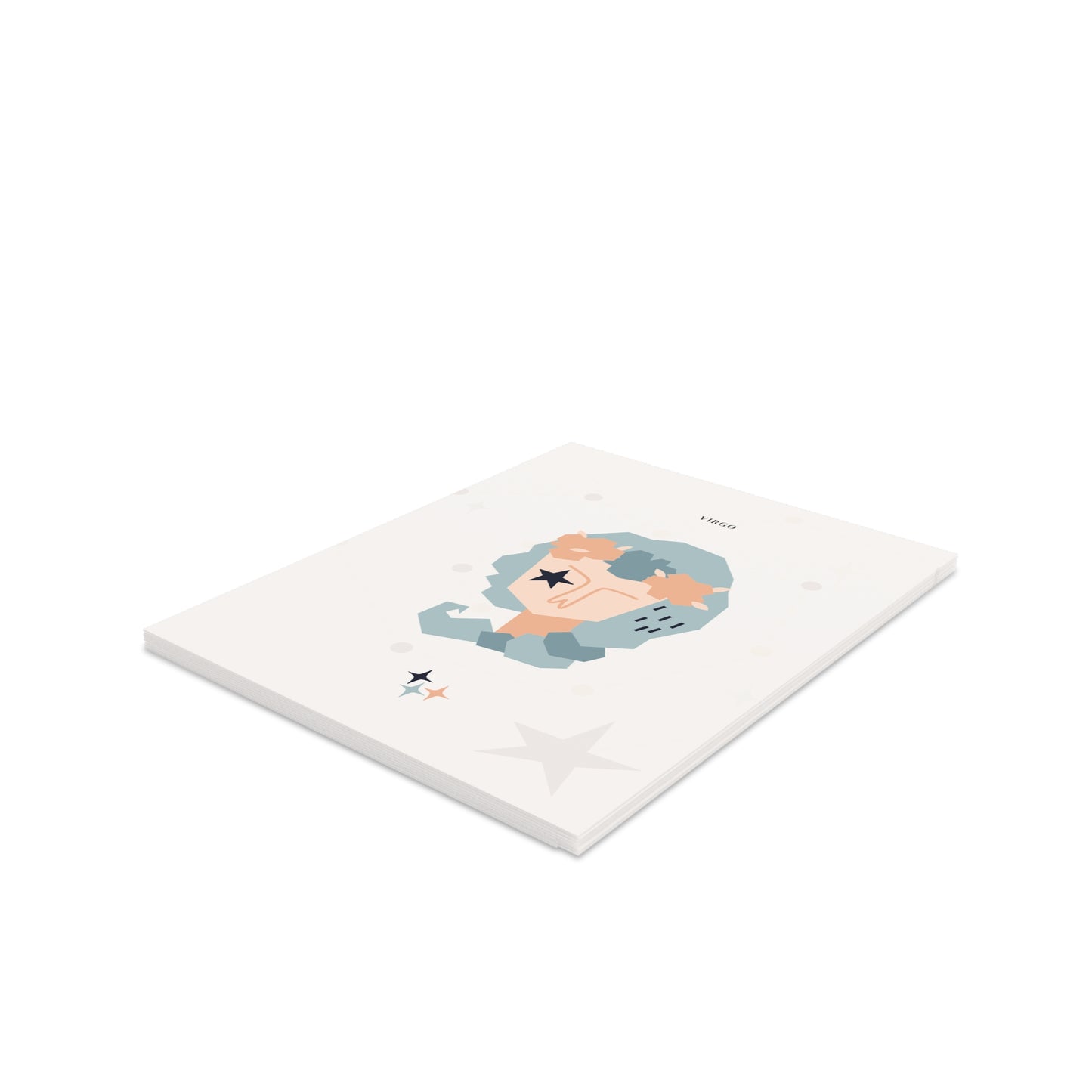 Virgo Zodiac Greeting Card (A2 Blank Card for Birthdays & Everyday Notes)