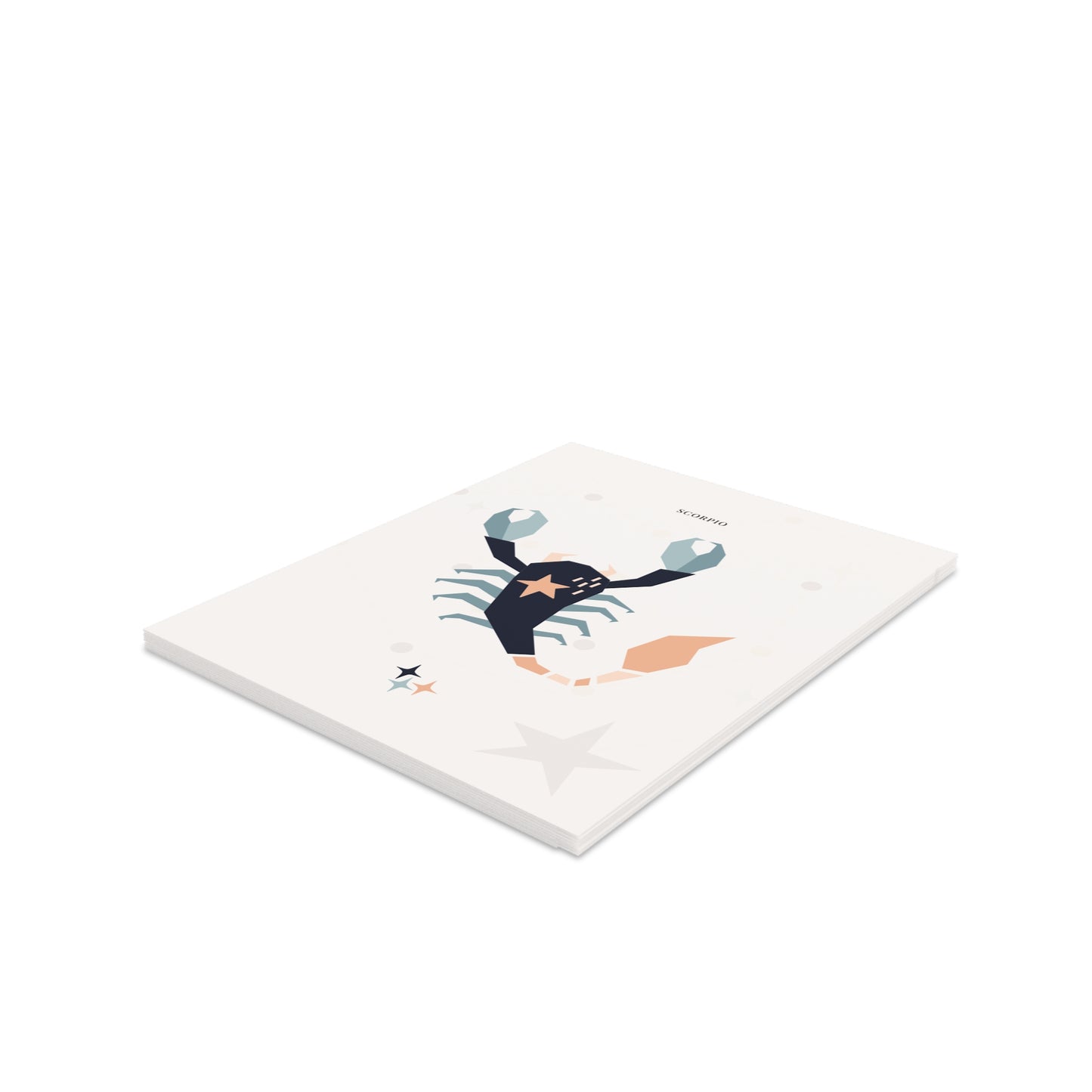 Scorpio Zodiac Greeting Card (A2 Blank Card for Birthdays & Everyday Notes)