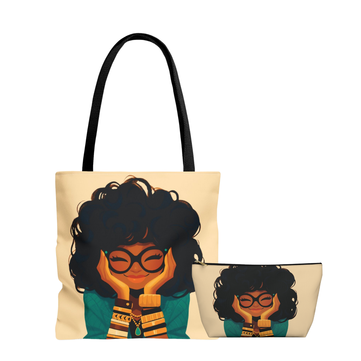 Amara Style & Go Set (Tote + Pouch)