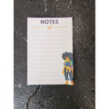 JJ 4×6 lined notepad with colorful character design and writing lines