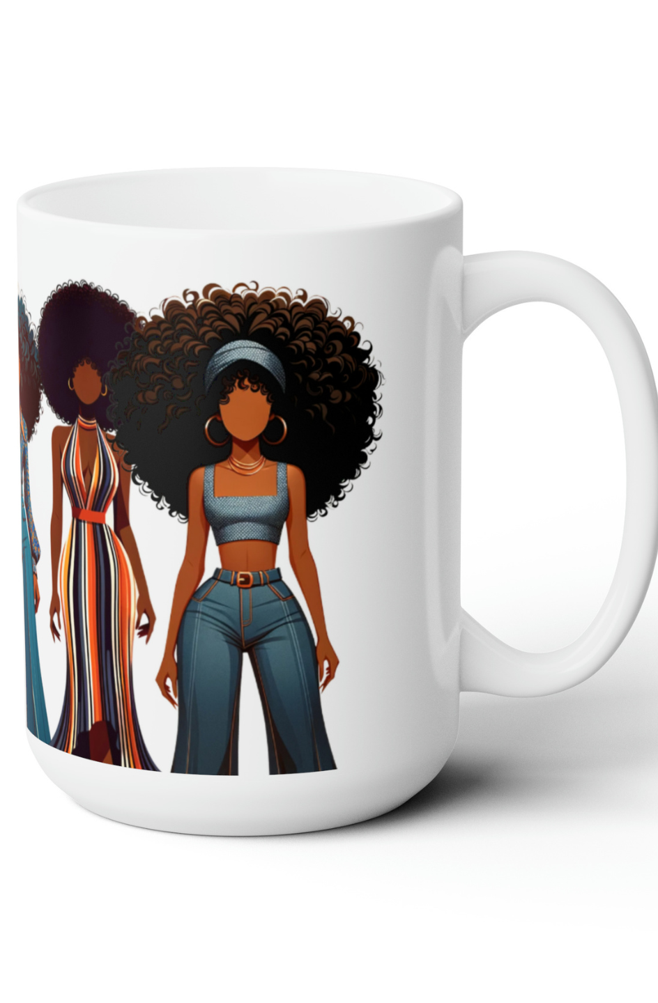 Retro Rhapsody Ceramic Mug (15oz)