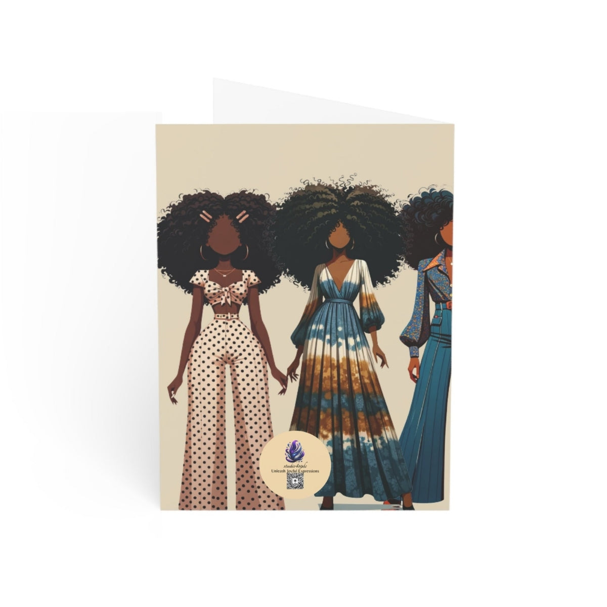 Retro Rhapsody Greeting Cards – 6 pack