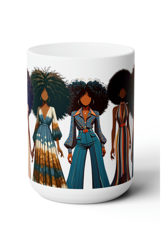 Retro Rhapsody Ceramic Mug (15oz)