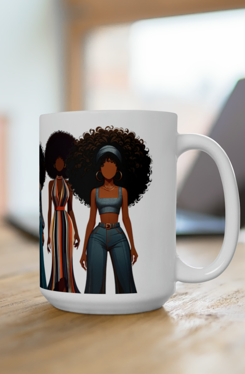 Retro Rhapsody Ceramic Mug (15oz)